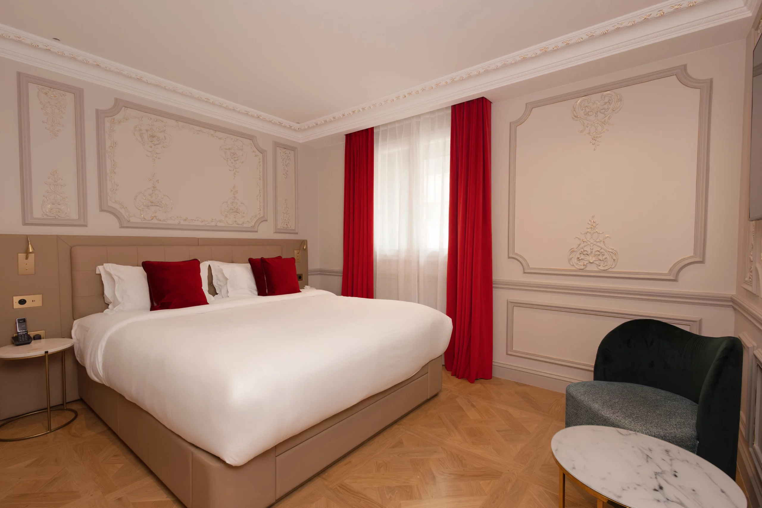 Chambre de luxe calme et raffinée