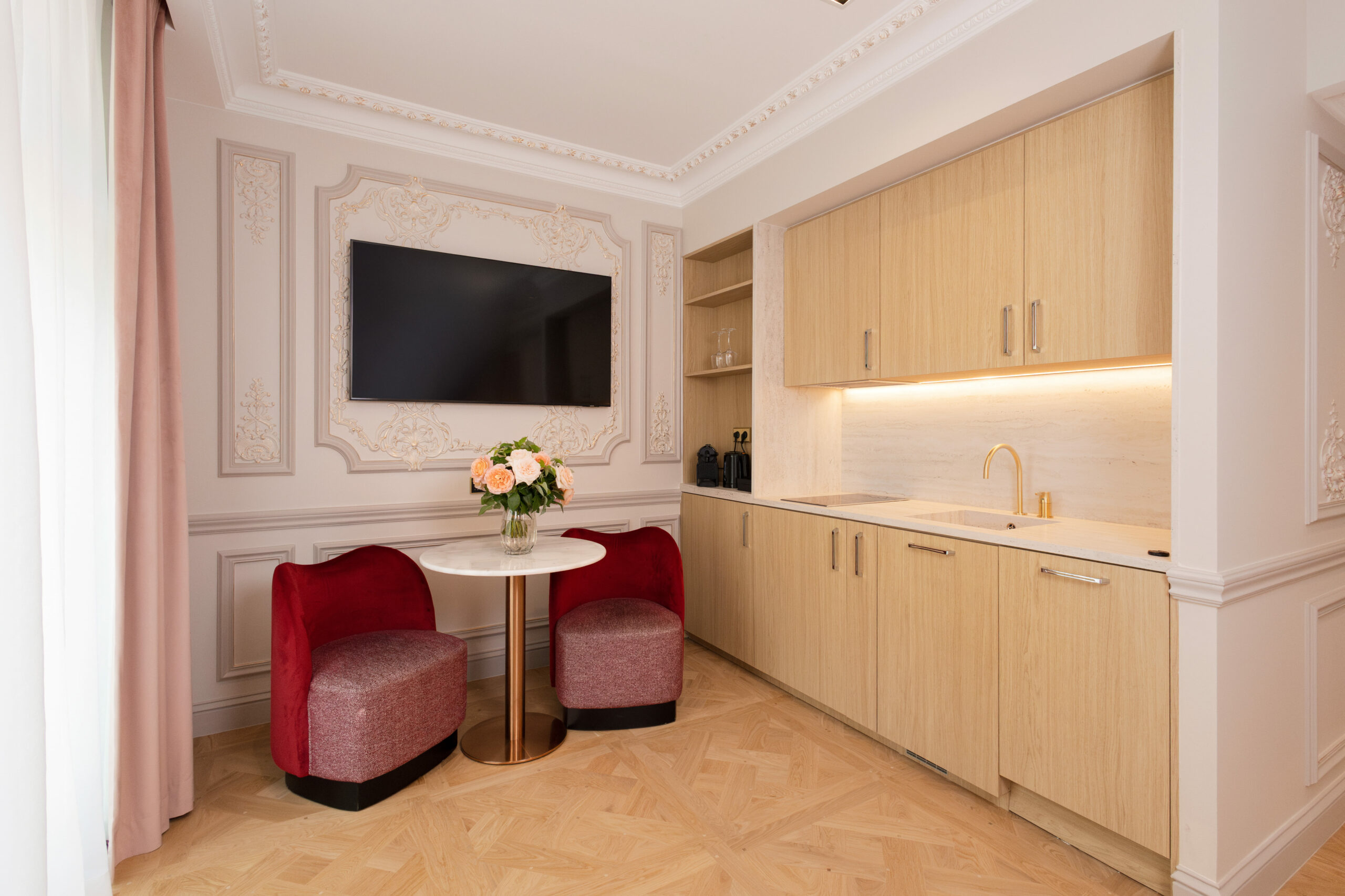 Kitchenette équipée design moderne